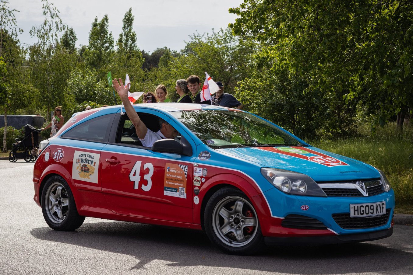 Monte Carlo or Bust departure car